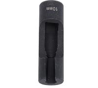 BOROCO Fuel Line Socket 1/2in Drive Chrome Vanadium Steel Efficient Removal for Fasteners On Injector Lines Bent Pipes EGT Sensors (10mm)