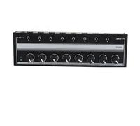 BOROCO Headphone Amplifier 8 Channel Portable Mini Stereo Amplifier for Studio Stage Metal Material Compact Design High Performance Audio Equipment