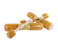 BOROCO Inflatable Water Float Toy Fun Wood Shape Log Seat Striker for Pool Party Sea Vacation Made of PVC Color As Shown Size 129x25cm 99x18cm 2 Seats 2 Strikers