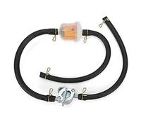 BOROCO Inline Fuel Tank Tap Filter 6mm Fuel Line Filter with Switch Valve for ATVs Dirt Bikes Scooters Mopeds