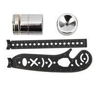 BOROCO Metal Ruler Multifunction Iron Rulers with Weights Innovative Painting Scale Tool Set for Architects Engineers Builders Joiners Woodworking Framing