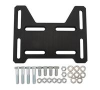 BOROCO Motor Engine Mount Adapter Plate Durable Adjustable for Mini Bike (Black)
