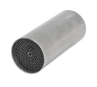 BOROCO Motorcycle Exhaust Mid Pipe Catalyst Muffler Iron Front Middle Exhaust with Upgraded Noise Reduction for Generic Motorbike Replacement (42 * 100mm)
