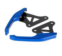 BOROCO Motorcycle Pillion Passenger Grab Bar, Rear Seat Rail Handle Kit Blue for MSX125 2013-2015, Dual-Side Mount Aluminum Alloy Anodised Finish