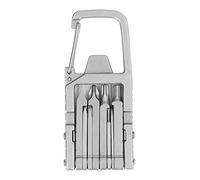 BOROCO Multitool Keychain Key Ring Combination 12 in 1 Multi Tool Foldable Outdoor Stainless Steel Multipurpose