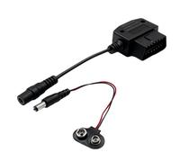 BOROCO OBD2 Memory Saver, 9V OBD2 Memory Saver for Car Battery Replacement - 16-Pin ECU & Radio Code Keeper, Plug and Play Automotive Memory Retention Cable