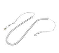 BOROCO Parrot Bird Flying Training Rope Leash Kits Anti Bite Durable Plastic U Shackle Design Lightweight Portable 6m Length Three Sizes Foot Rings for Outdoor Pet Training (4.5MM+6M flying rope)