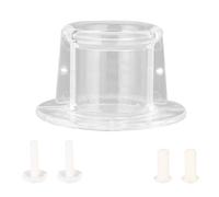 BOROCO Pet Parrot Anti Bite Picking Feather Wound Healing Protective Neck Cover Collar for Bird Transparent Acrylic Material 3 (M outer diameter 7.2 inner diameter 3.5)