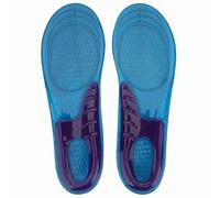 BOROCO Sports Shoe Pads Silicone Soft Anti Shock Insoles Foot Protector for Running Climbing Made of Quality Silicone Velvet Blue Size S M L 1 Pair (S 33-37 Size)