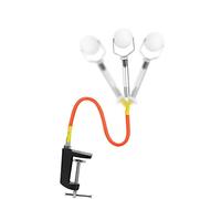 BOROCO Table Tennis Trainer, Spin Trainer Professional Adjustable Ping Pong Training Robot Fixed Rapid Rebound Ball Clip Training Machine Made of PVC Fixed Rebound Ball Machine Trainer Accessories