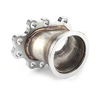 BOROCO Turbo Adapter Flange 8 Bolts V-Band Outlet Downpipe for Garrett T25 T28 GT25 GT28