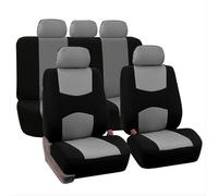 BOROCO Universal Car Seat Covers, Front Head Restraints at the Back, Complete Sets Waterproof Car Seat