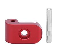 BOROCO Universal Folding Lock Buckle Aviation Aluminum Scooter Hook Nondeformation Plug Pin for M365 PRO Electric Scooter Accessories Black Red 3.8x2cm 28g (Red)