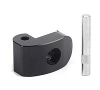 BOROCO Universal Folding Lock Buckle Aviation Aluminum Scooter Hook Nondeformation Plug Pin for M365 PRO Electric Scooter Accessories Black Red 3.8x2cm 28g (Black)