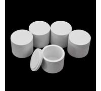 Boron Nitride Ceramic Crucible - 99.5% BN Crucible for Melting Metals and Ceramics, 2000℃ Thermal Shock Resistant,1pcs(1.5mL (13x11x130mm) no Lid)