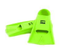 Boron NTO Silicone Swim Swimming Short Sports Flippers, Unisex, Schwimmflossen, Green