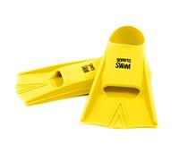Boron NTO Silicone Swim Swimming Short Sports Flippers, Unisex, Schwimmflossen, neon yellow