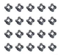 Boron Steel Derailleur Hanger Screw 10-Pack Silver | 10-pack boron steel screws, high strength, rust resistant, 5mm hex drive, secure locking fit