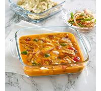 Borosil Glass Baking Dish, 1.6 L, Transparent
