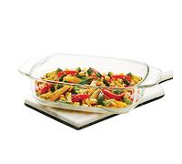 Borosil Glass Dish, 1.5L, Transparent