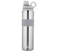 Borosil Hydra Thirst Burst Stainless Steel Water Bottle, Vacuum Insulated Flask, 800 ml, Grey Steel