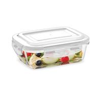 Borosil - Klip N Store Microwave & Oven Safe, Glass Storage Container, 370 ml Rectangle, With Air Tight Lid