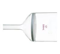 Borosilicate Glass Buchner Funnel With Fritted Disc, G1 Pore Size 0.05-0.07mm, For Laboratory Filtration, 1 Pcs(2000ml)