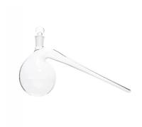 Borosilicate Glass Distillation Flask with Ground Glass Stopper - Lab Curved Neck Retort(1000ml)