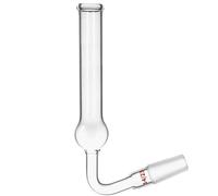 Borosilicate Glass Drying Tube 75 Degrees Bent Adapter Chemistry Laboratory Glassware (24/29)