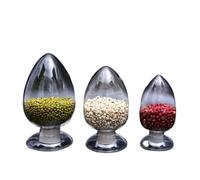 Borosilicate Glass Erlenmeyer Flask, Lab Sample Conical Glass Flask With Rubber Stopper Multiple Sizes(125ml)