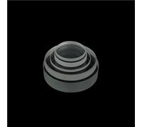 Borosilicate Glass Lens - 25cm Diameter Clear Glass Disc for Boiler Sight Glass, 25mm Thick Valve Sight Glass (1pc)