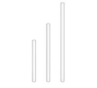 Borosilicate Glass Stir Rod Pack 15 20 30 cm-5mm