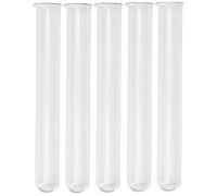 Borosilicate Glass Test Tubes with Rim 125MM x 16MM (Pack 5)