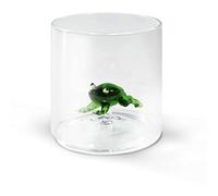 Borosilicate glass tumbler 250 ml capacity. Frog decoration.