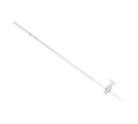 Borosilicate Micro Burette, Burette Glass Set Multicolor 10ml 25ml 50ml 2 Pcs(Transparent,25ml)