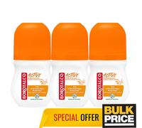 Borotalco Active Roll-On Deodorant Talc Anti-Odor Fresh Mandarin Neroli 6-Pack