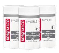 BOROTALCO Deo stick Invisible, 40 ml, Deodorant stick, Capture Technology™, 48 hour protection, No sweating, No unpleasant odors, Fragrance with amber floral notes, 0% alcohol, Pack of 3
