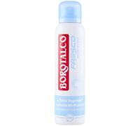Borotalco, Fresh Deodorant Spray, Alcohol-Free Formula with Active Crystal Talc Powder, Triple Dry Protection, Fresh Talc Perfume, 48h Effectiveness - 1 Bottle of 150 ml