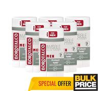 Borotalco Men Invisible Musk Stick Deodorant Anti-Stain Odor Protection 6-Pack