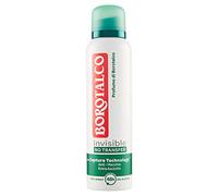 Borotalco , Men's Invisible Spray Deodorant, Alcohol-Free Formula with Protective Talc, Anti-Stain, Musky Perfume, 72h Effective - 1 piece of 150ml