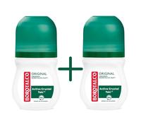 Borotalco Original Italian Roll-On Deodorant 50ml / 0% Alcohol 48hr - 2 Pack