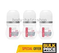 Borotalco Pure Musky Breeze Scent Deodorant Roll-On Talc Aluminum Free 3 x 50ml