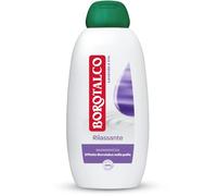 Borotalco Relaxing Shower Bath for Lavender and Iris, Body Foam, Relaxing Formula, Relaxation, Borotalk Effect on Skin, Dermatologically Tested, 600ml Bottle