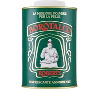 ROBERTS Borotalco Talc Jar - 500 GR Natural Talcum Powder for Dry Skin & Chafing, 500 g (Pack of 1), Talc Free, Unscented, Gentle, Natural Moisture Absorption