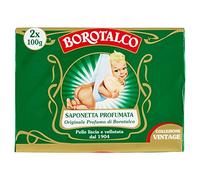 Borotalco, Solid Soap, Scented Solid Soap with Borotalcum Fragrance - Ideal for the Hygiene of your Hands, for smooth and velvety skin - Two 100g Soaps
