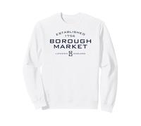 Borough Market London England Established 1756 Navy Print Sweatshirt