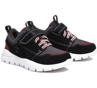 Boroughs Project Low Hook & Loop Sneaker Black Suede