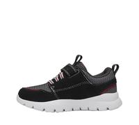 Boroughs Project Low Hook & Loop Sneaker Black Suede