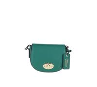 'Borsa della Moda' Real Leather Saddle Crossbody Bag Ashwood Leather Green One Size