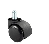 BORSAD Computer Office Chair Spare Parts Silent Wheel Replacement (Color : B black, Size : 1 pcs)